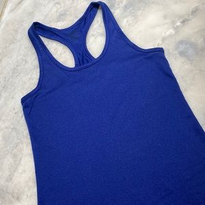 NIKE Dri-Fit Royal Blue Size XS Athletic Tank Top